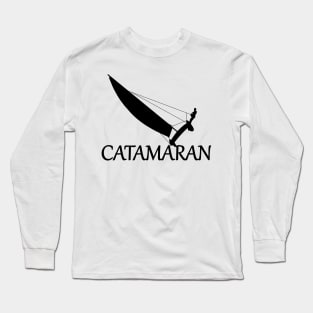 Catamaran - cat sailing Long Sleeve T-Shirt